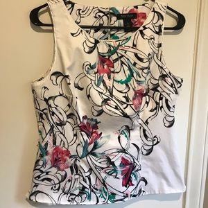White House Black Market Sleeveless bodice top